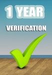 1 Year Verification..